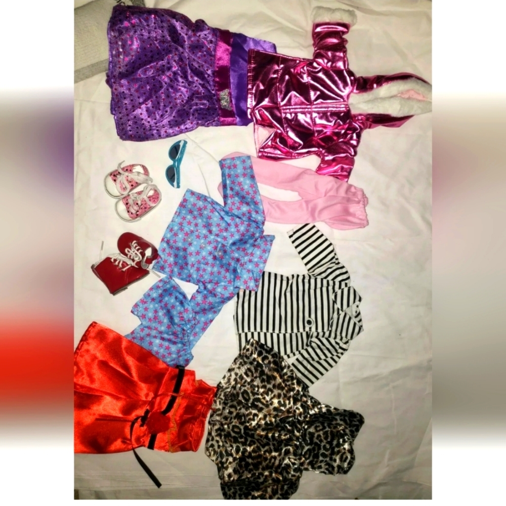 :* New Lot 18" Doll shoes Clothes fits my life as  & American girl dolls